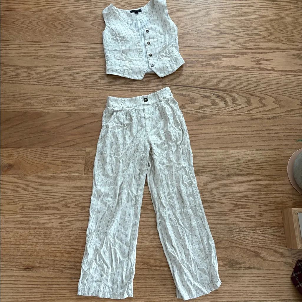 Linen 2 piece set - Image 3