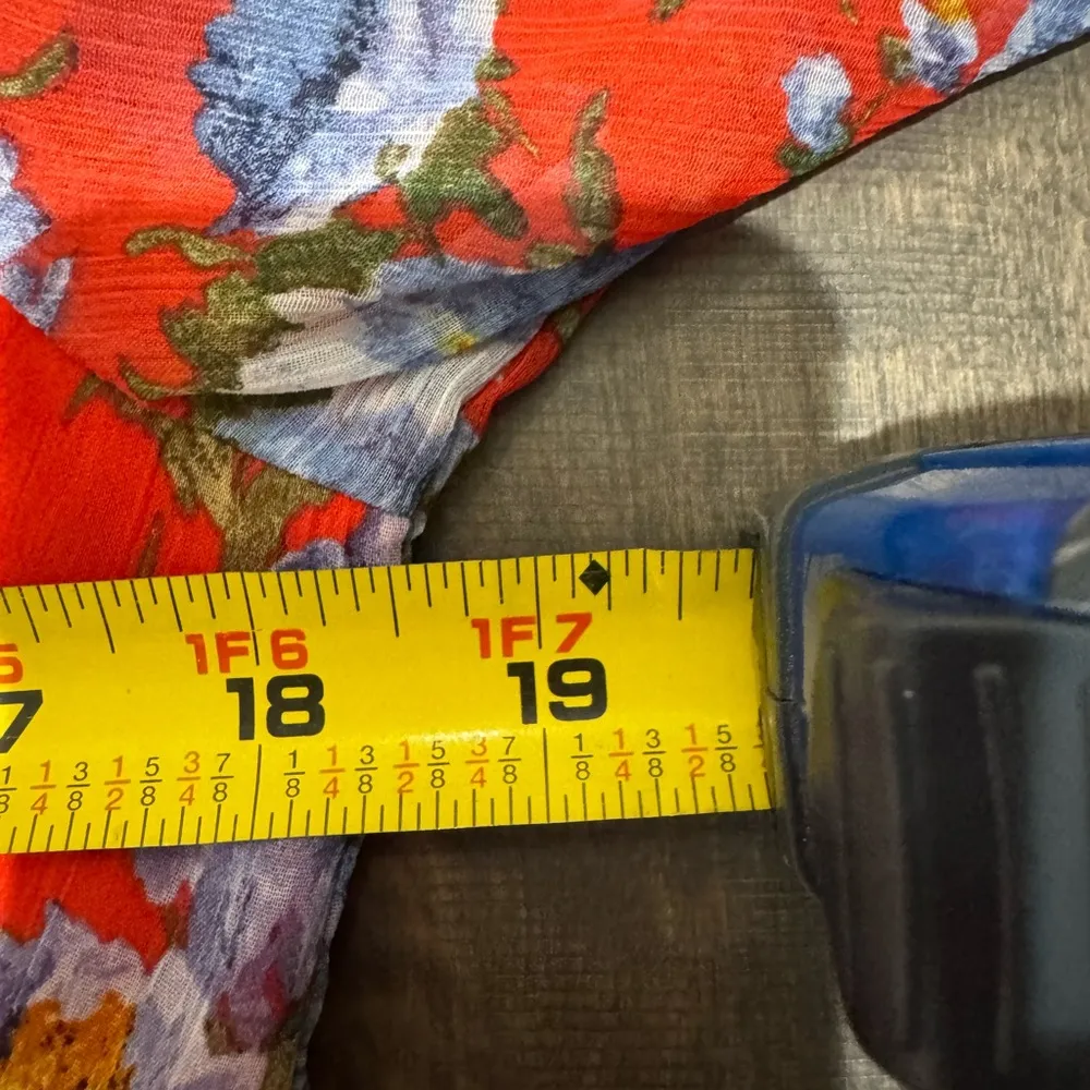 Mi Ami Francesca’s Red & Blue Floral Mini Dress Size M NWT Size M - Image 15