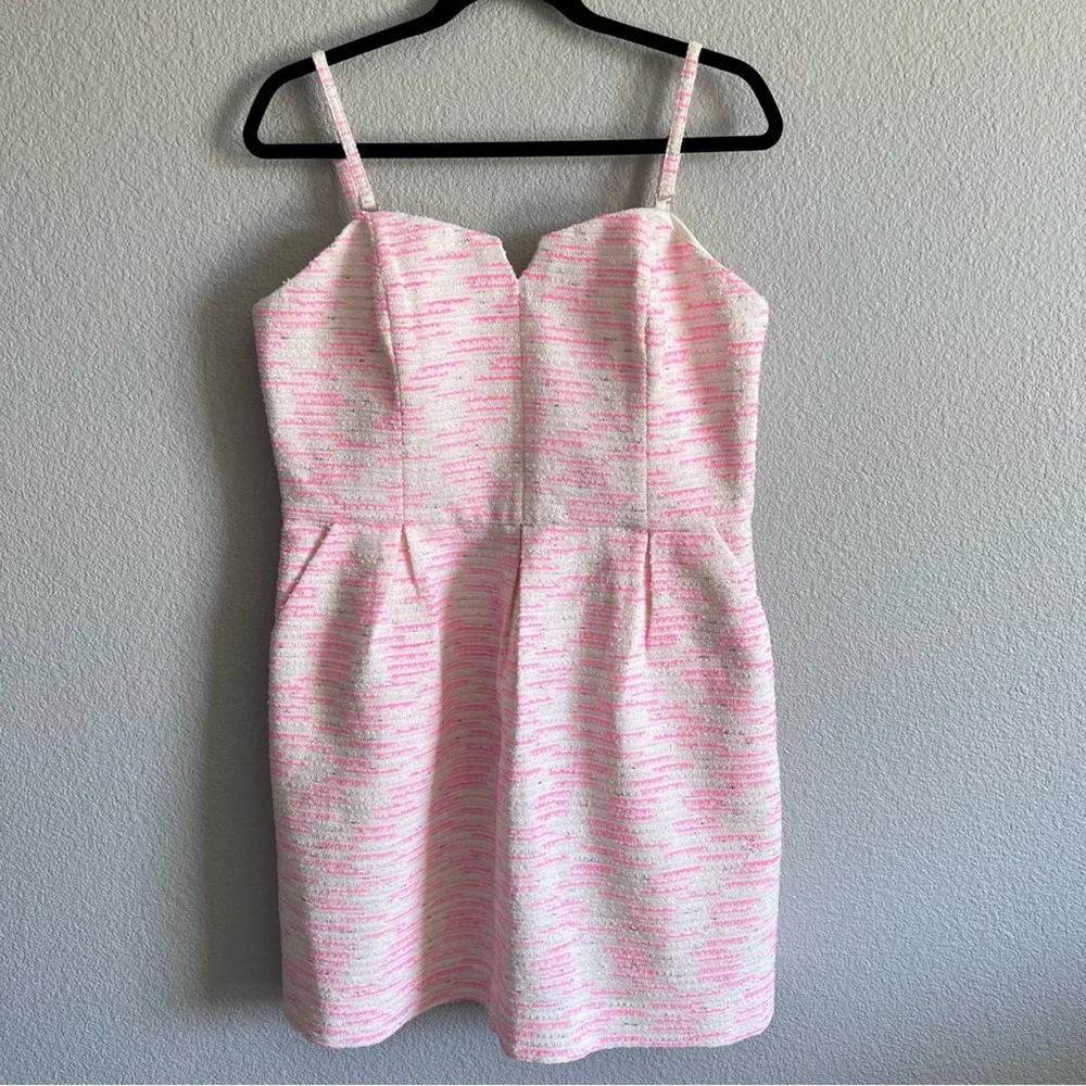 Moulinette Soeurs Pasteque Tweed Strapless Dress - Image 2