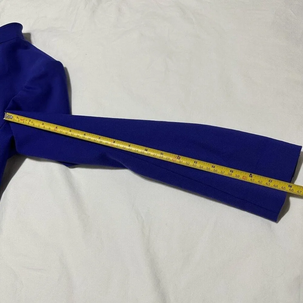 Women’s Ann Taylor Loft Blue Blazer Jacket Sz 8 - Image 8