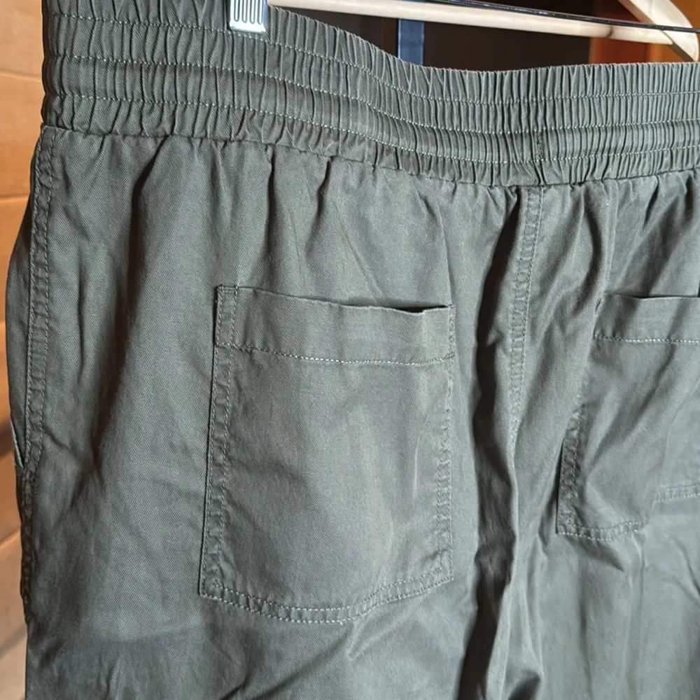 A New Day Women's High-Rise Modern Ankle Jogger Pants Olive Green Size XXL - Image 10