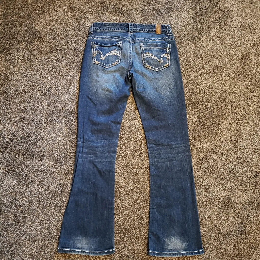 Maurices ThickStitch Embellished Flared Boot Jeans - Image 4