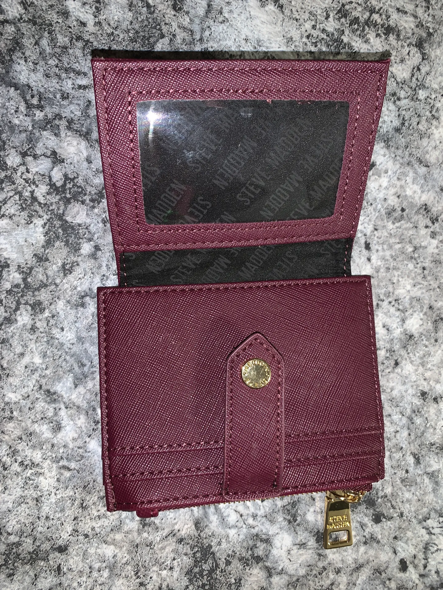 Steve Madden Maroon Wallet - Image 3