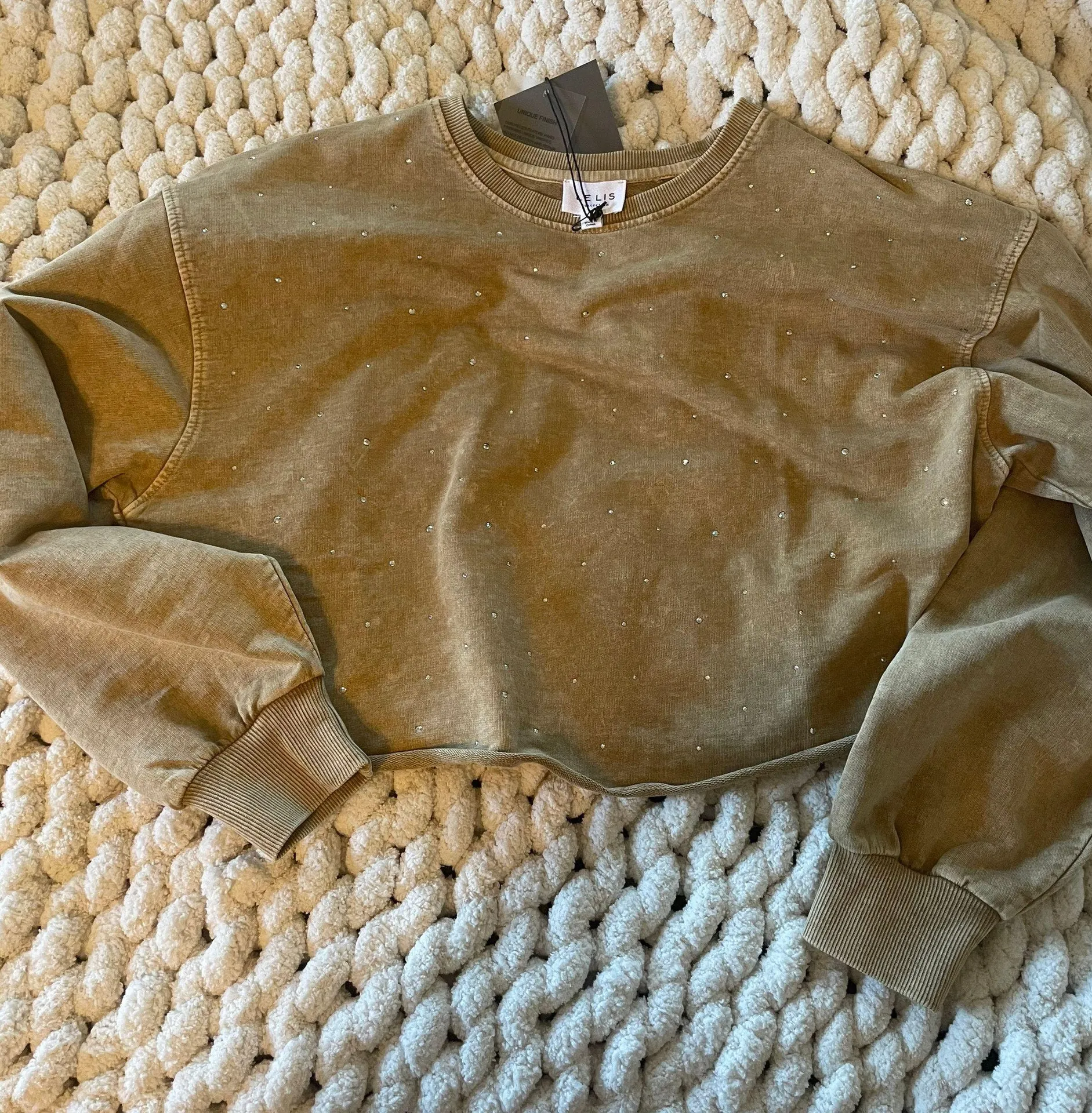 Lane 201 Boutique Jogger Set Tan - Image 3