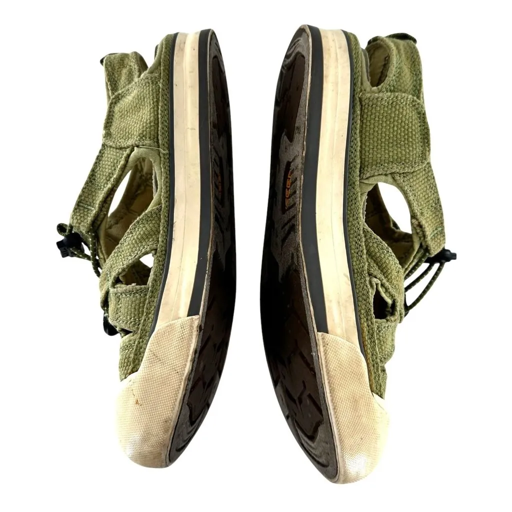 Keen Green Coronado Vulcanized Canvas Fisherman Sandal Hiking Shoes Size 6.5 - Image 5