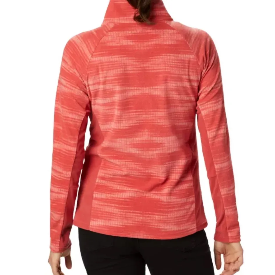 Columbia • Fleece Pink Striped 1/4 Zip Sweater • Women’s size XL • Warm & Cozy - Image 4