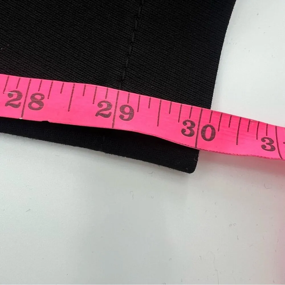 Moschino cheap and chic moto leggings with zippers Y2K black sz 8 - Image 7