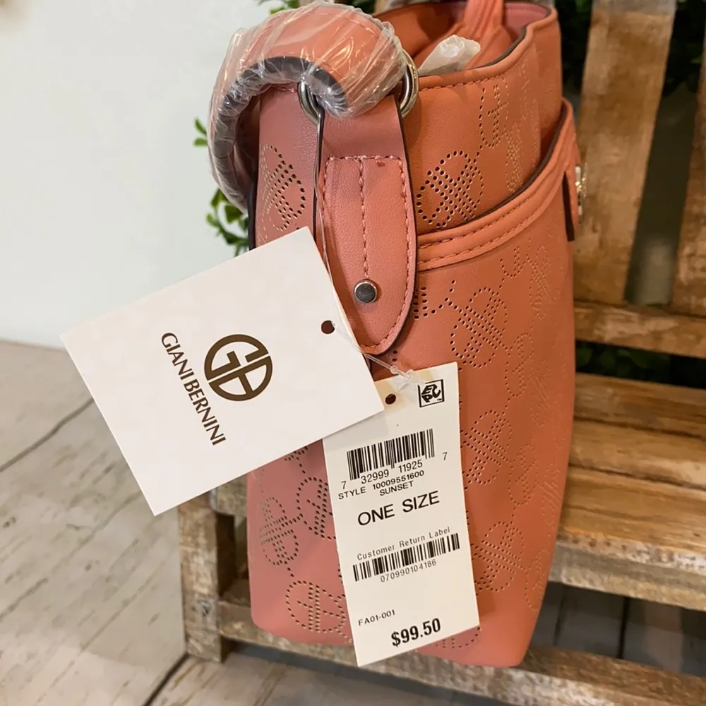 Giani Bernini  Perforated Crossbody - Image 8