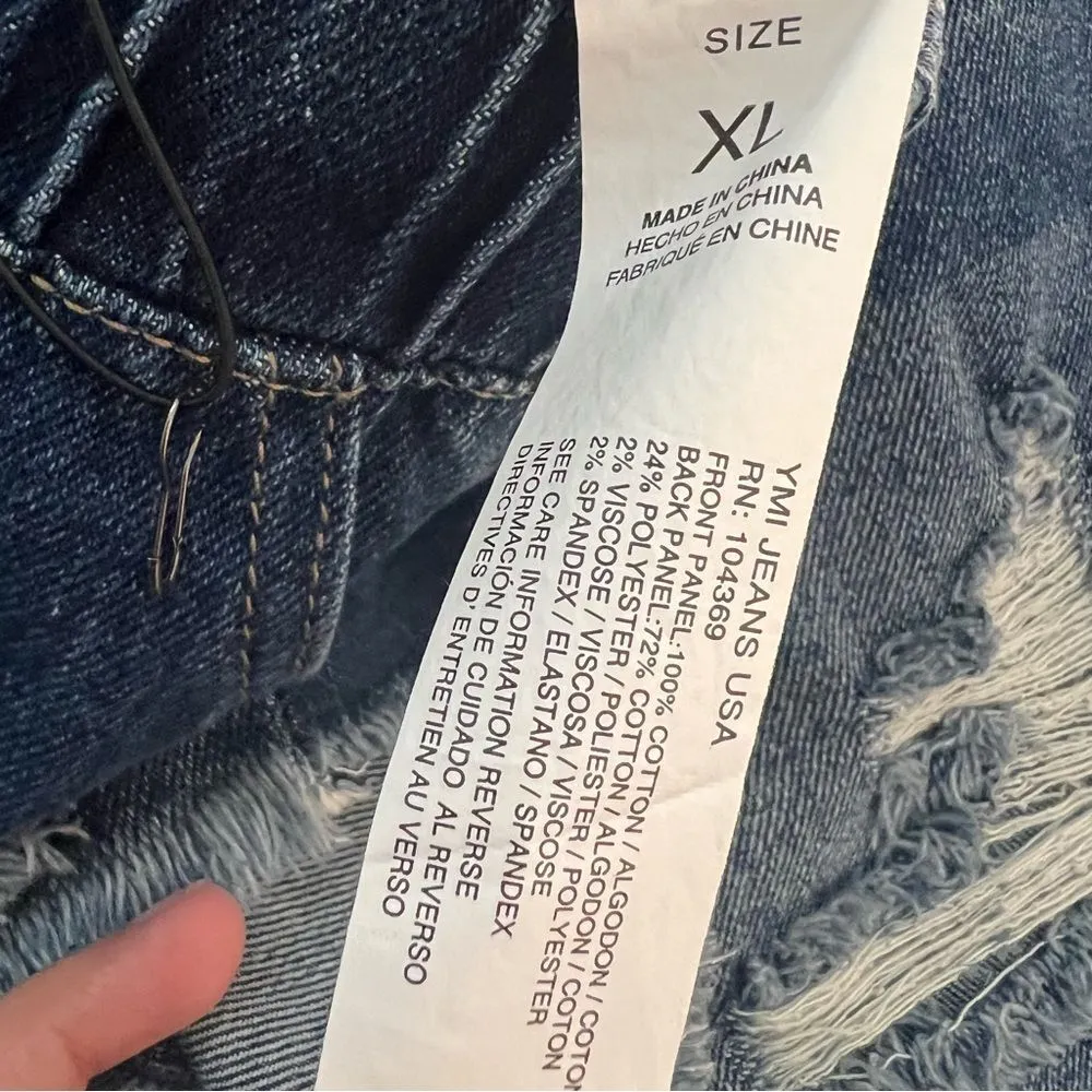 YMI EASY FIT DREAM COLLECTION PULL ON SHORTS STRETCH HYBRID SZ XL NEW - Image 9