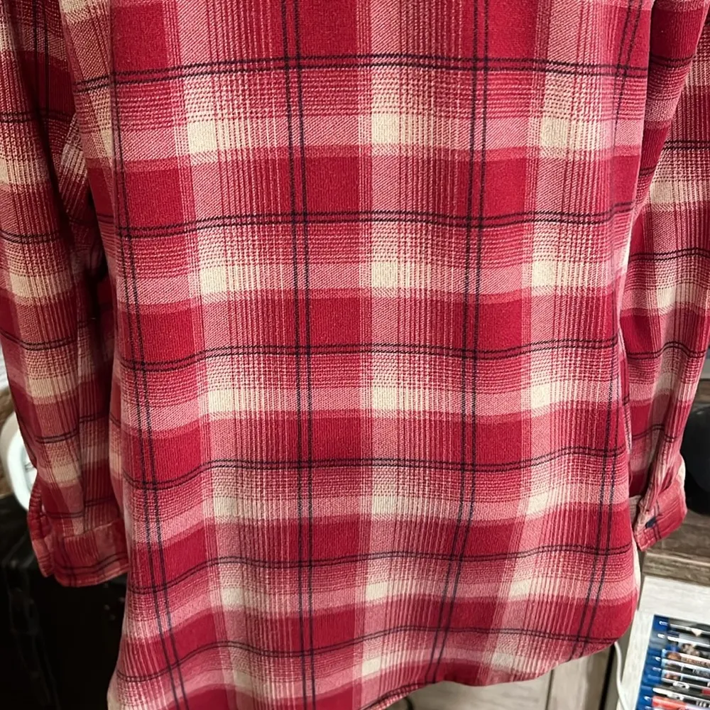 Eden & Olivia button-down plaid long sleeve, super soft shirt - Image 5