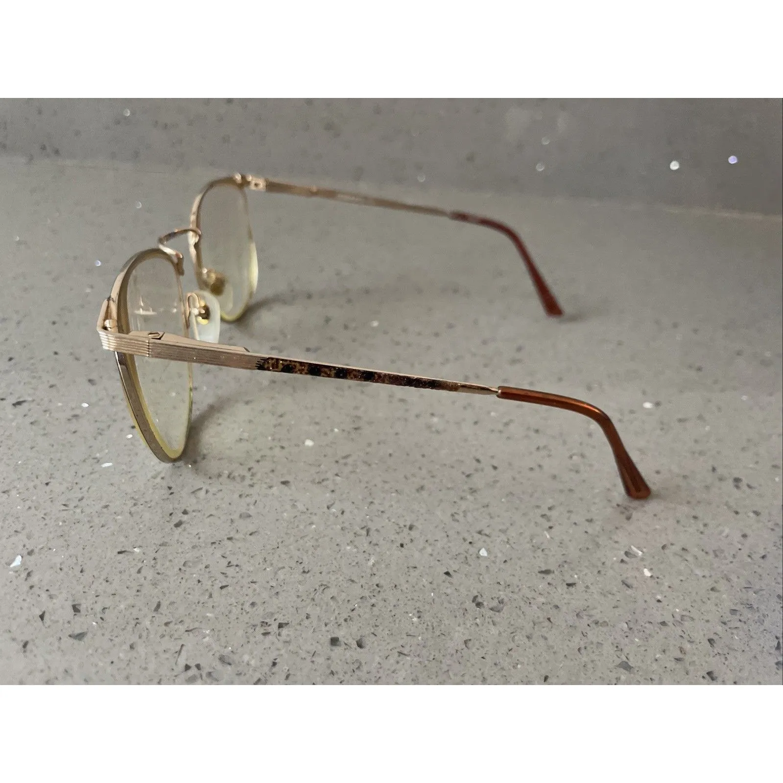 Cosmopolitan Eyeglasses Metal Frames ONLY Hearst Corp Marine Gold 52-19-135 - Image 3