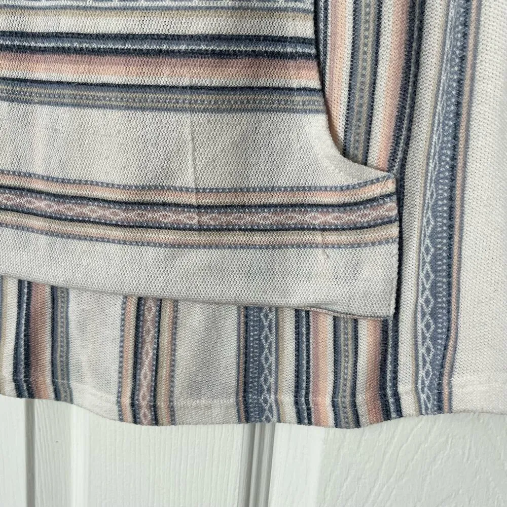 Wallflower Hooded Thin Striped Sweater - Size L - Image 2