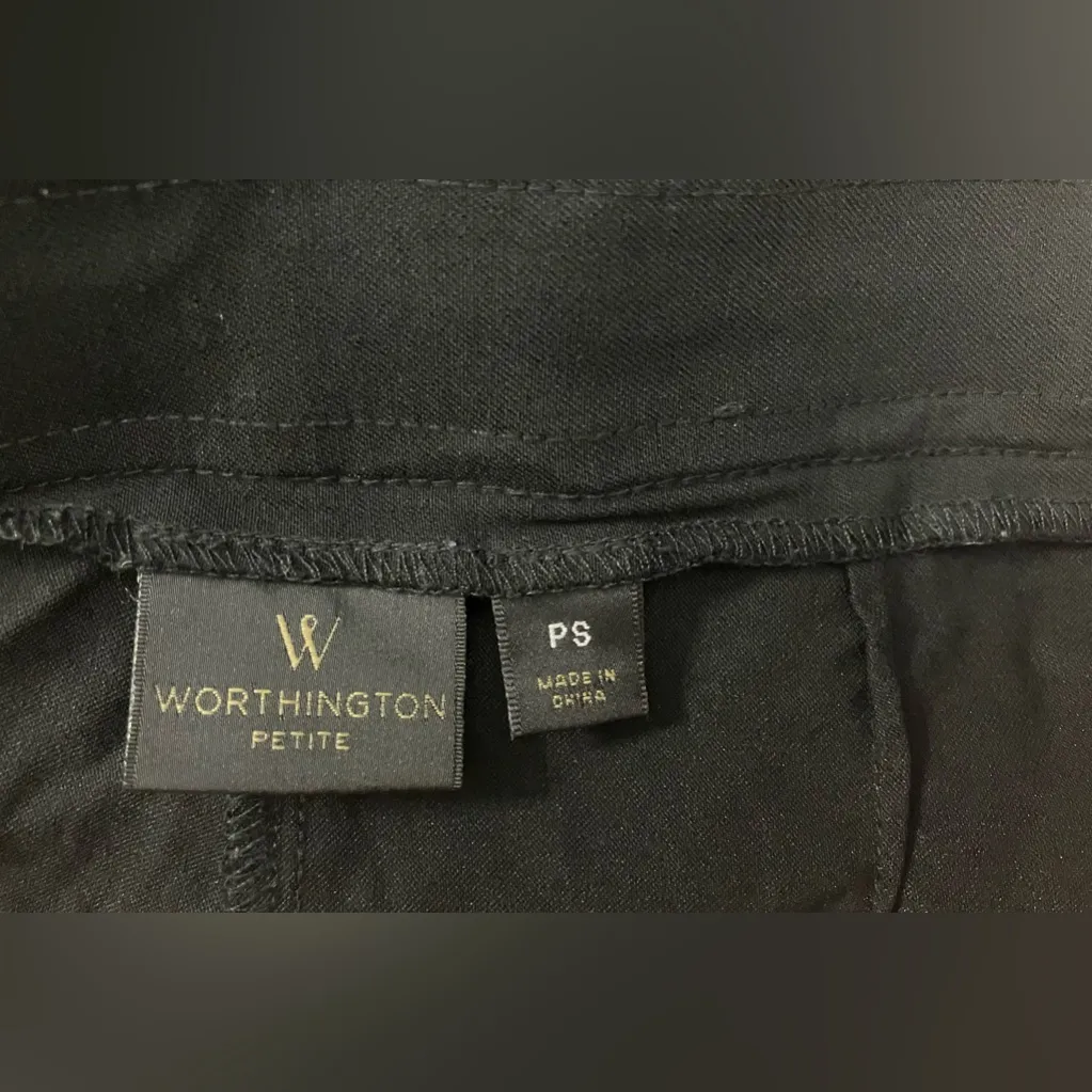 Worthington Pull on Skinny Black Pants Size 4 - Image 11