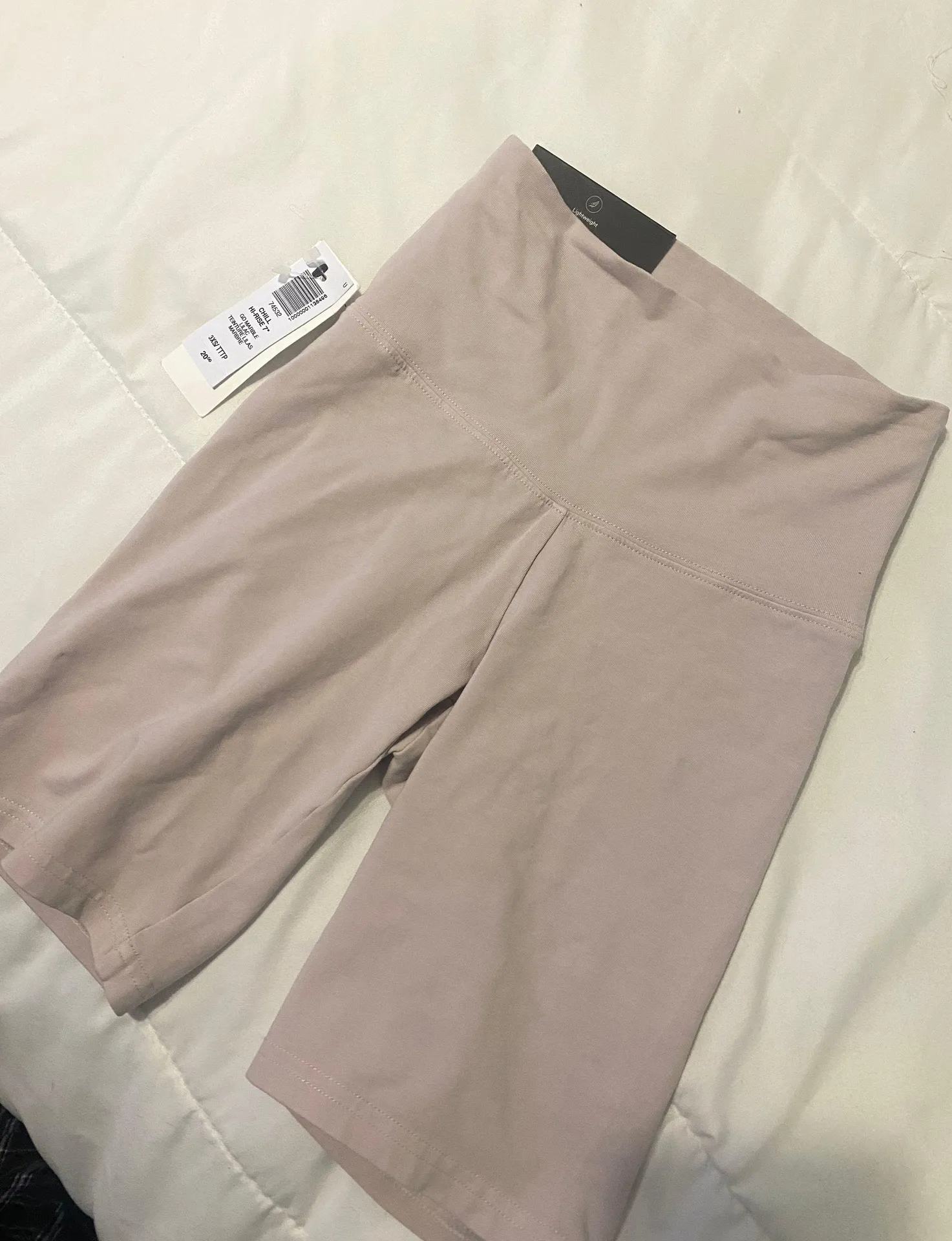 Aritzia Light Pink  Biker Shorts - Image 3