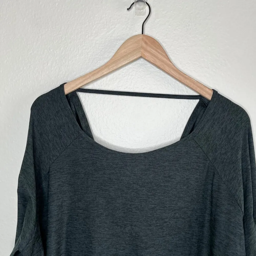 Spanx SkySoft Open Back Moisture Wicking Long Sleeve top 2X 50879R - Image 4