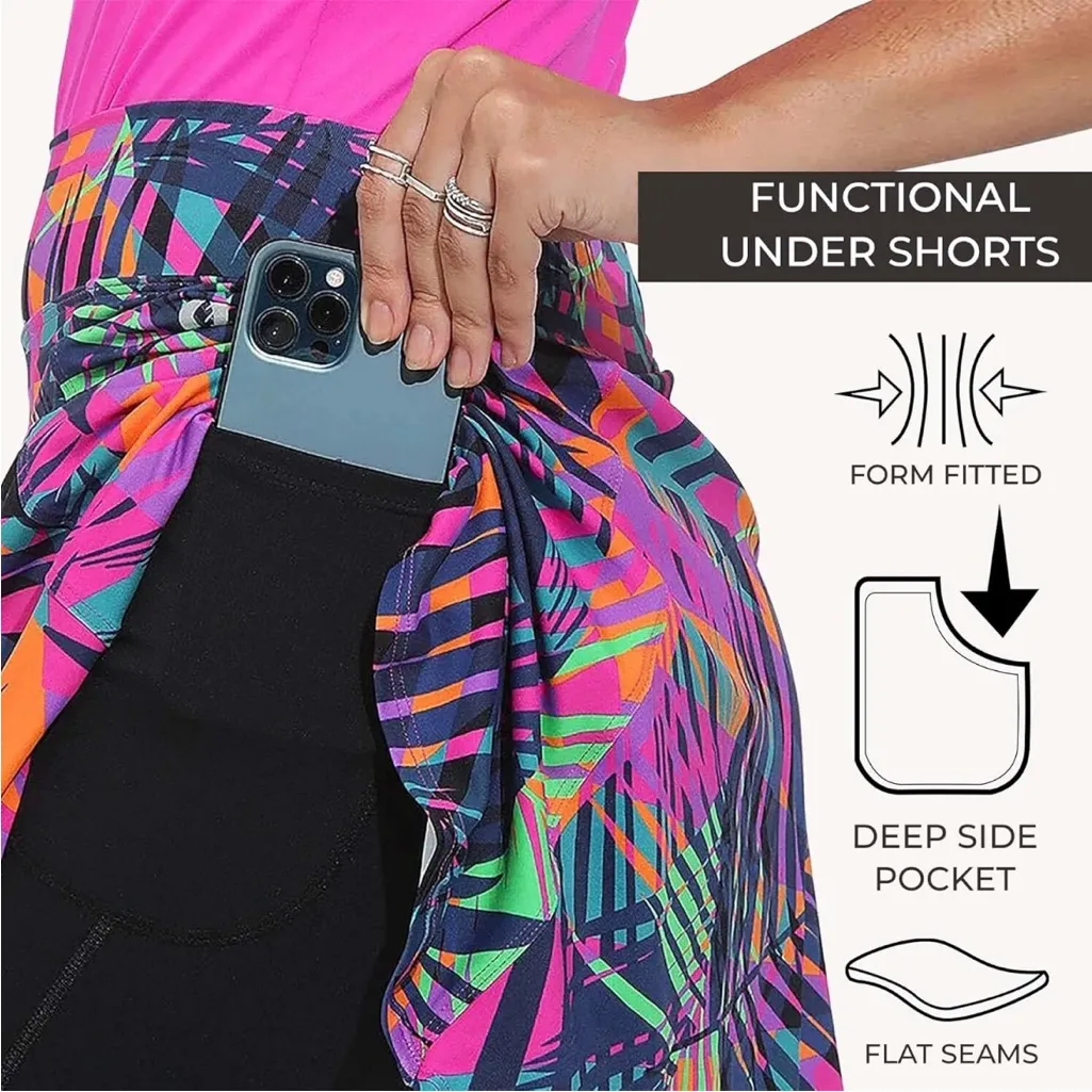 Dona Jo Ultimate Women Skirt/ Skort Tennis Skirt Kelaya Size Medium Blue - Image 11