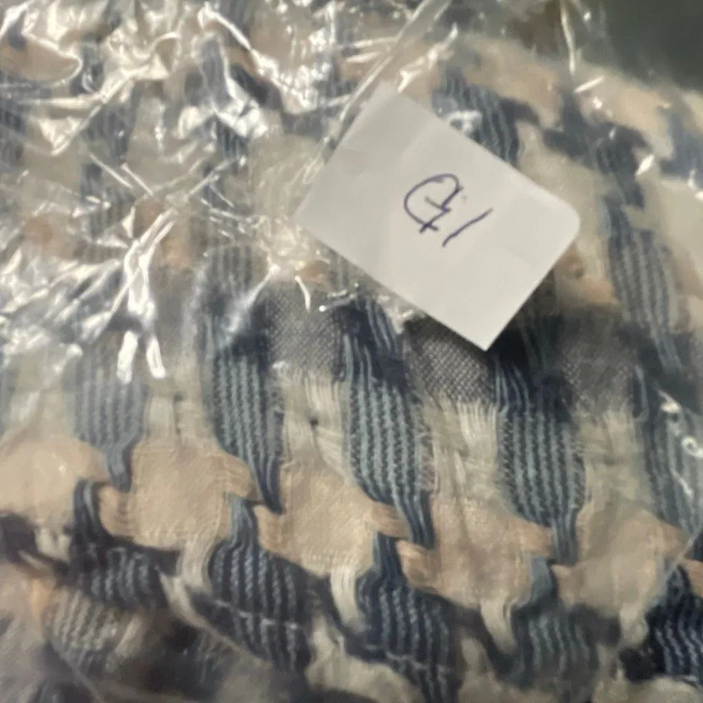 Lou & Grey LOFT houndstooth tie front cotton shirt - Image 12