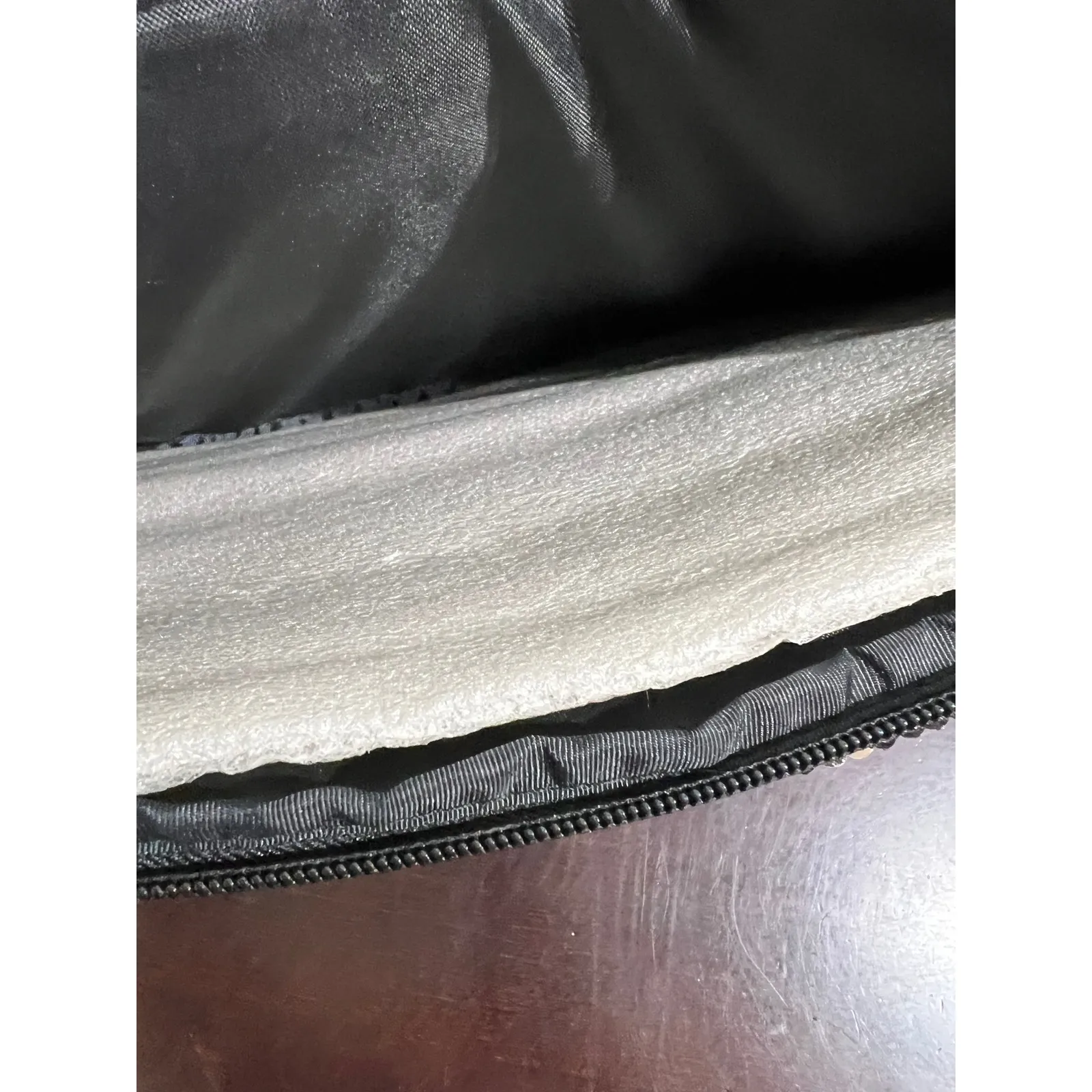 Black & Gold Reversible Sequin Laptop Sleeve - Image 6