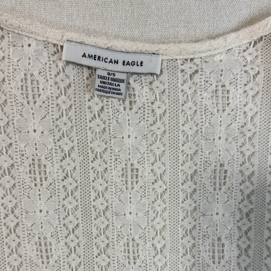 American Eagle Outfitters Ivory Lace Wrap - Image 2