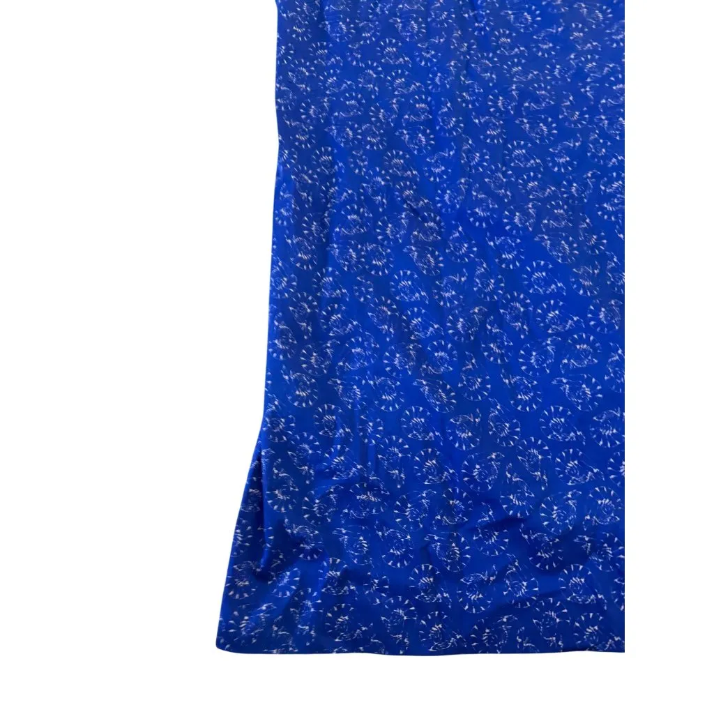 LAUREN GOLD Blue Shrimp Print Shift Dress Size 4 NEW NWT - Image 5