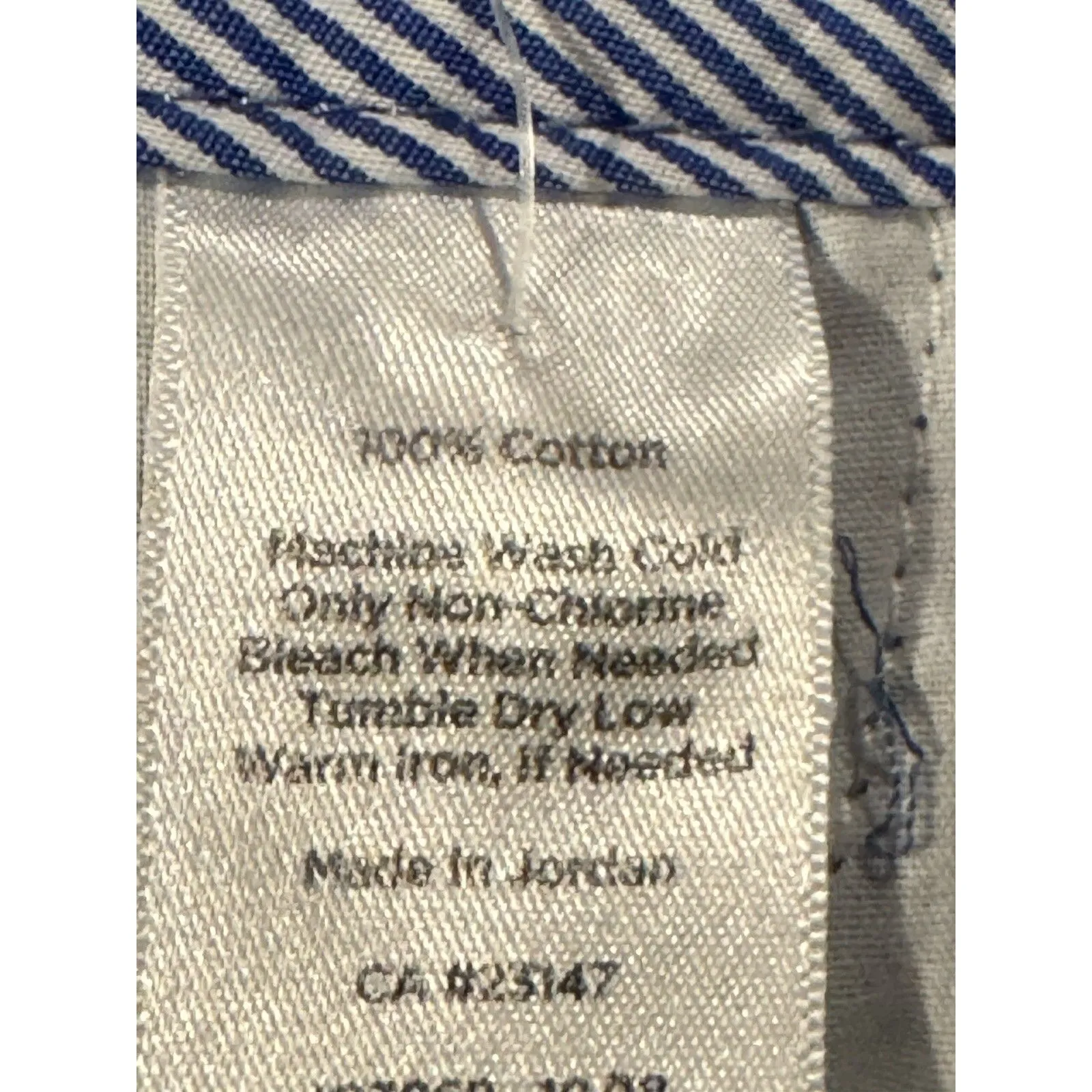 Talbots Girlfriend Chino Chambray Blue Casual Pants Women’s Size 20W Slacks - Image 3