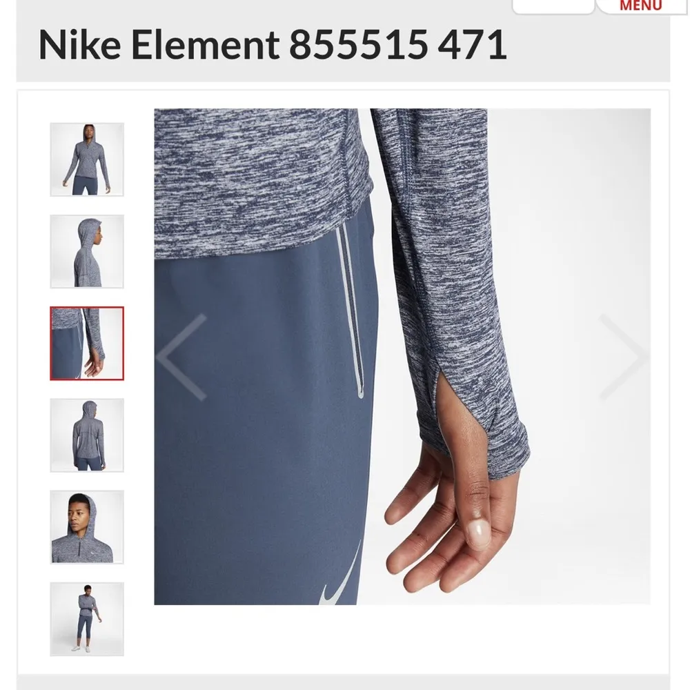 Nike  Element Running 1/4 Zip - Image 10