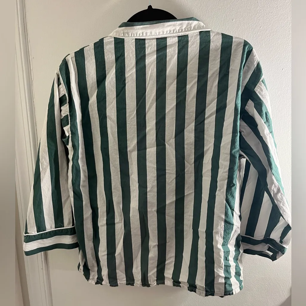 Sleepy Jones Marina Pajama Set Green - Image 7