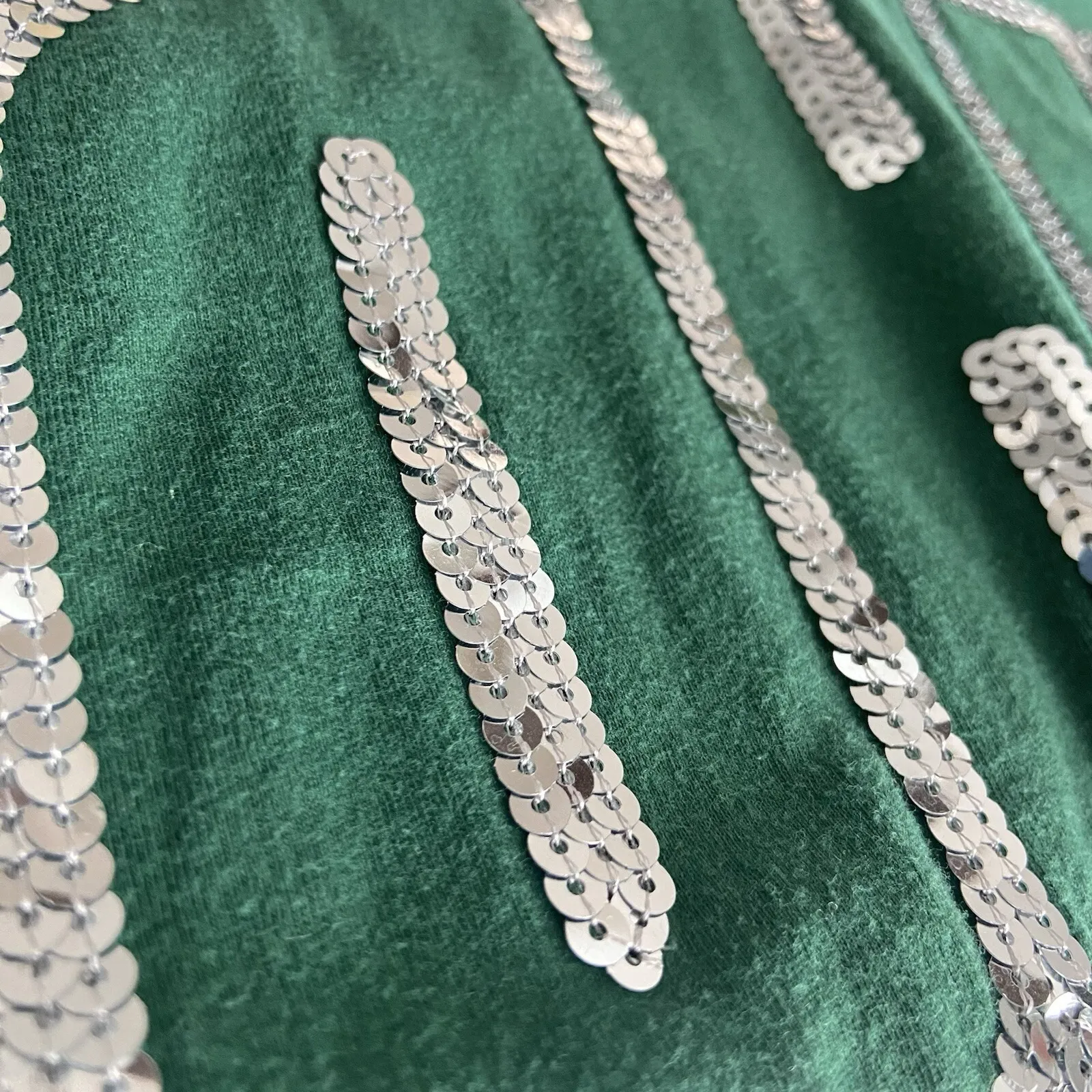 Ohio University Sequined‎ Short Sleeve Top PINK Victoria's Secret SIZE S V-Neck - Image 6