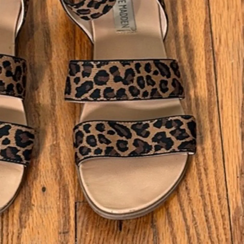 Steve Madden Effie Sandal cheetah Leopard print size 7.5‎ - Image 8