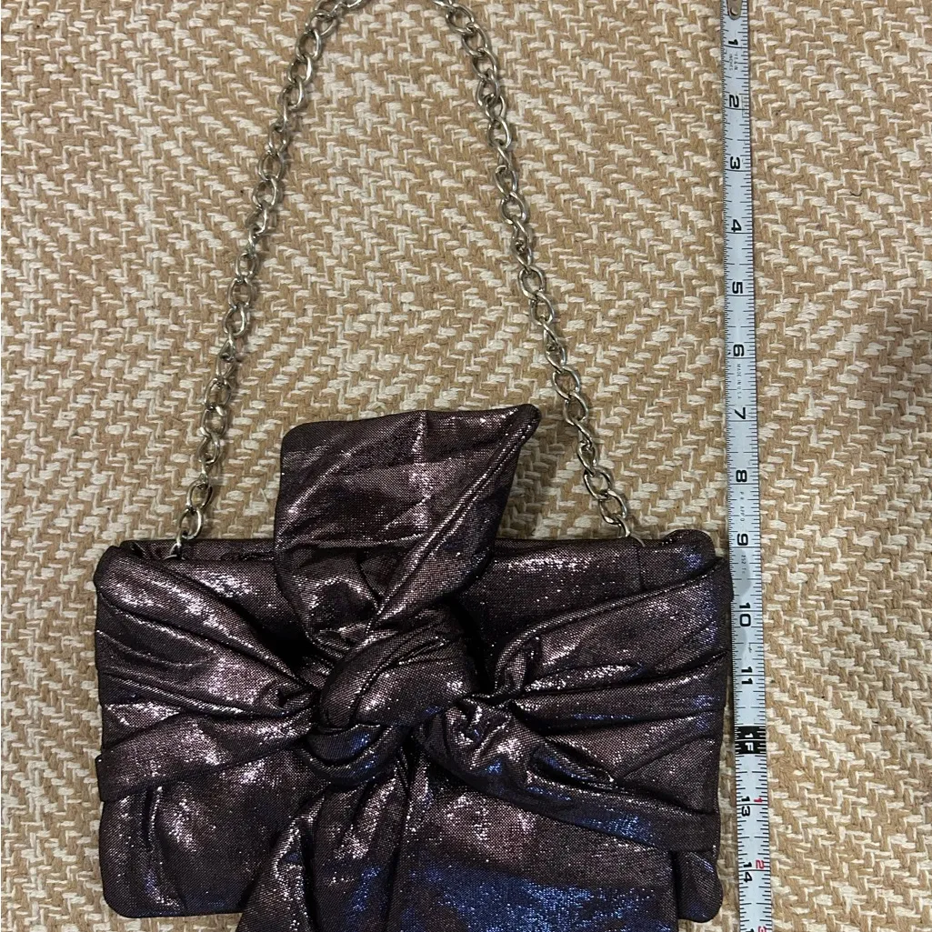 Purple Metallic Women's Shoulder Bag - Image 4