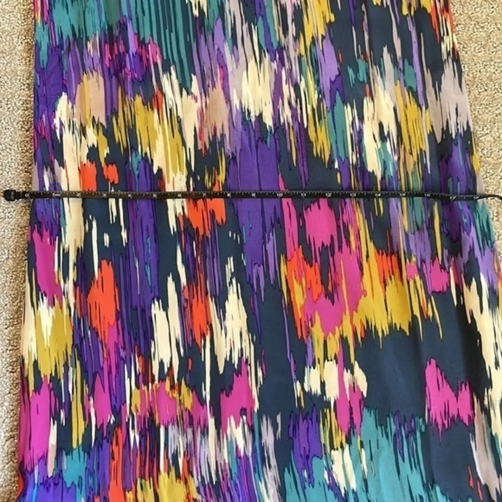 Akiko Multi Color Silk Racerback Maxi Dress - Image 8