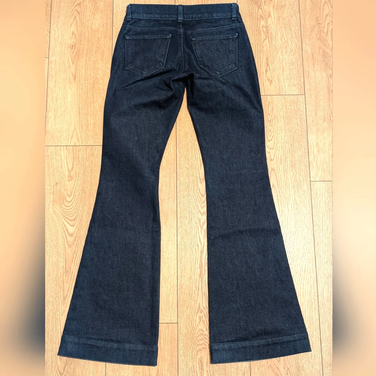 J Brand Jeans Womens 26 Lovestory Flare Trouser Stretch Premium‎ Denim Made USA - Image 2