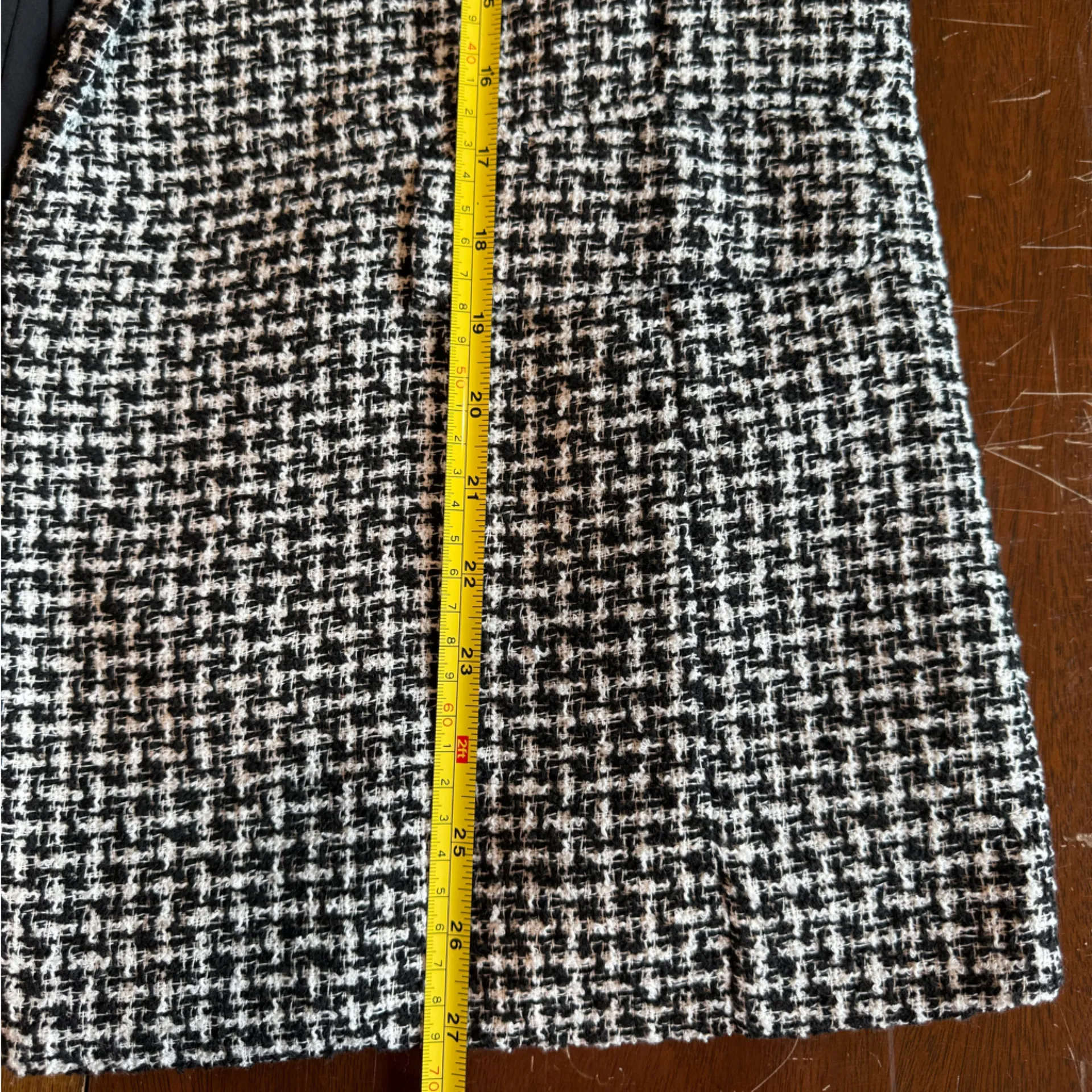 Laundry by Shelli Segal 3/4 Sleeve Boucle Blazer Jacket Houndstooth Size Large - Image 12