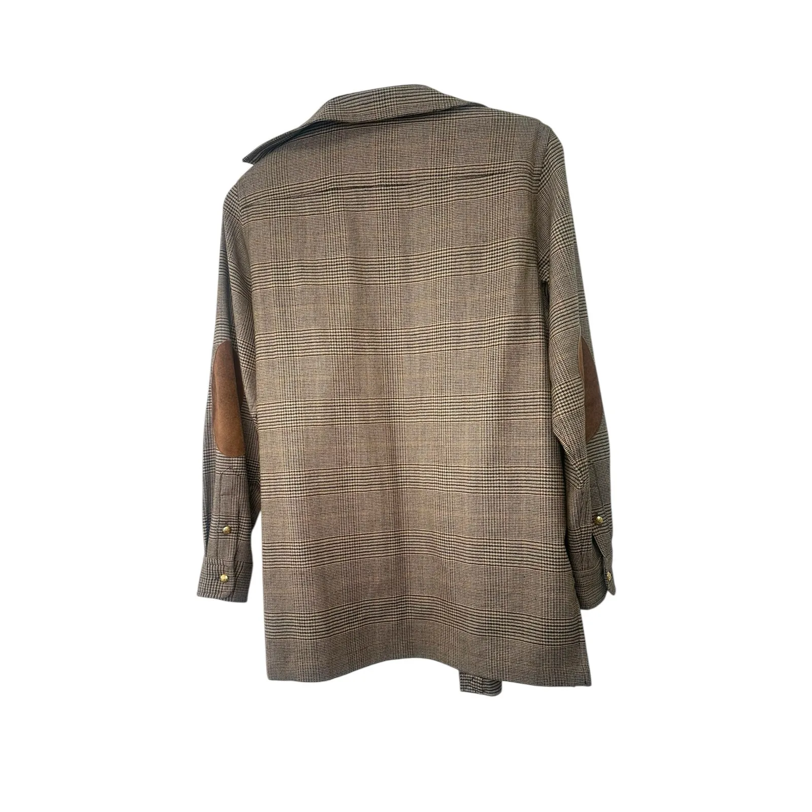 Lauren Ralph Lauren Plaid Wool Blend Shirt Jacket Size Small - Image 6