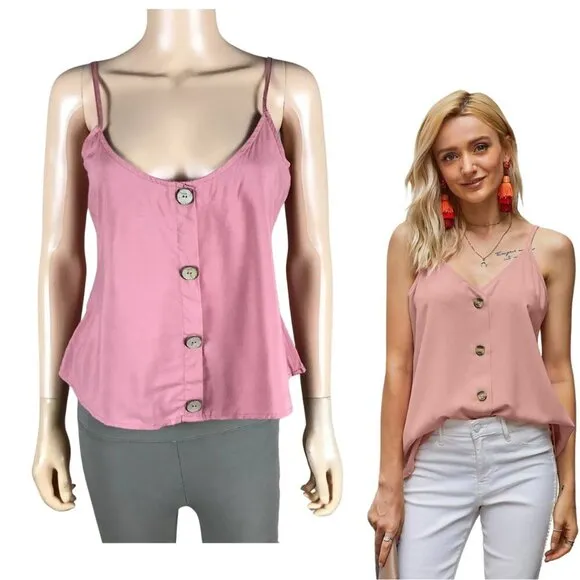 RUE 21 Spaghetti Strap Tank Top NEW Size Small - Image 2