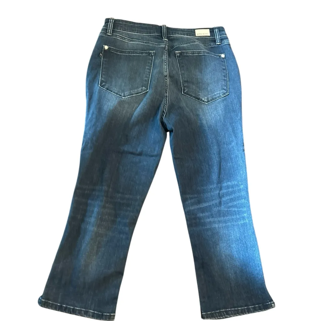 Judy Blue Women's Denim Capris Size M Blue Relaxed Fit Casual 5-Pocket 13 - Image 12