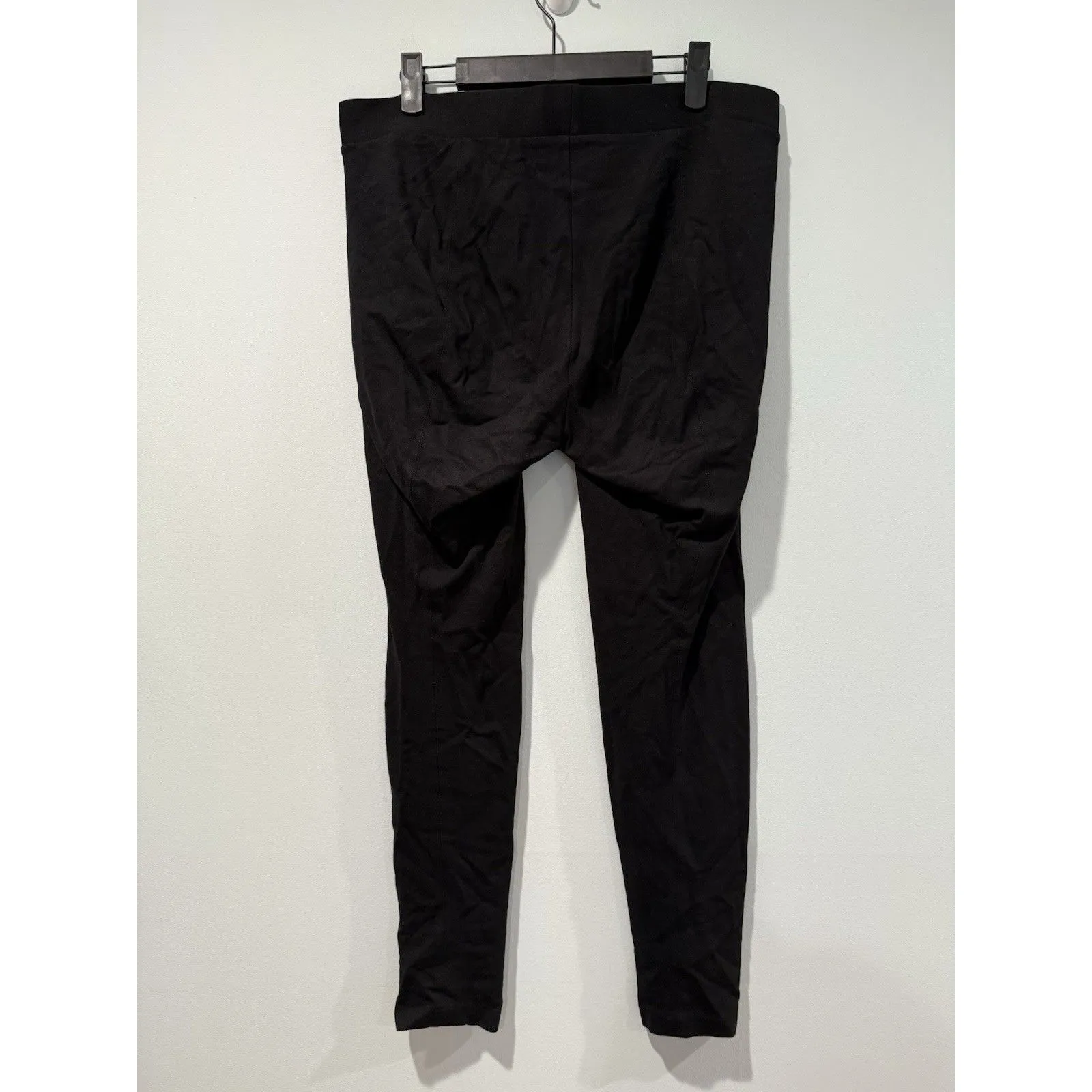 Two by Vince Camuto Stretch Pants Womens 34" Black Leggings Athleisure Travel - Image 2
