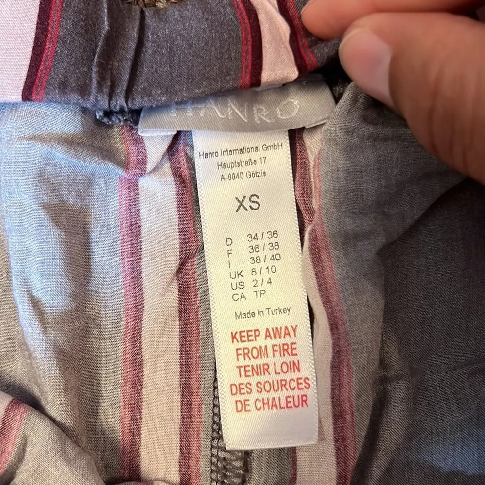 Hanro xs striped pull on pants - Image 6