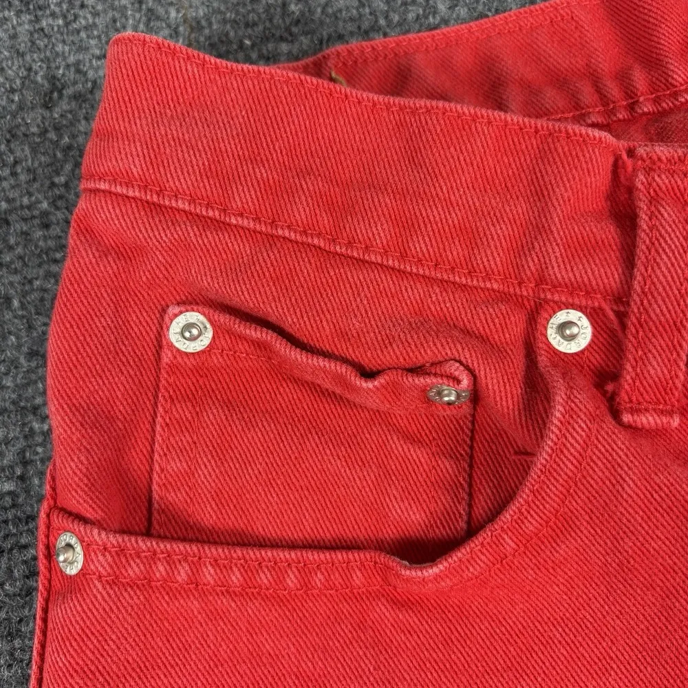 Vintage Jordache High Waisted High Rise Jeans 80s‎ 90s Red Mom SIZE 11/12 - Image 5