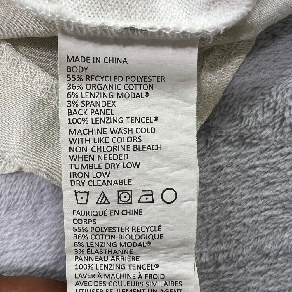 prAna Hensley Henley Top Womens Medium Beige Organic Cotton Blend Soft Casual - Image 7