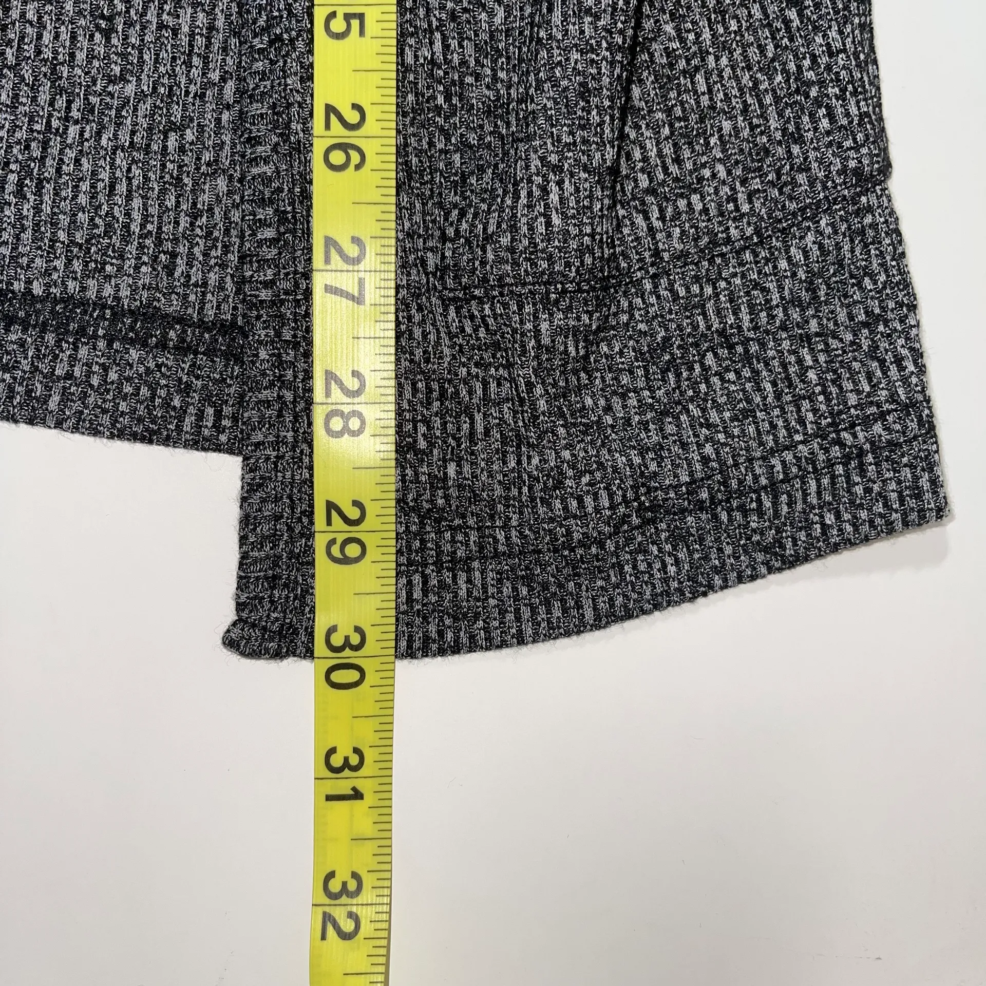 Cape Juby Dark Gray Open Front Lightweight Cardigan - Image 8