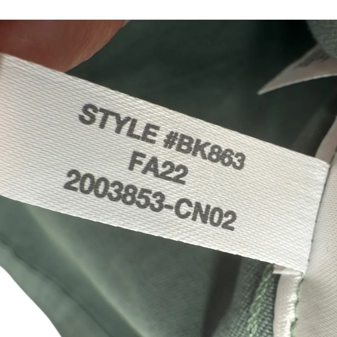 J.Crew Women's Long Sleeve Zip Front Chino Dress‎ Green Size 0 Utility Preppy - Image 16