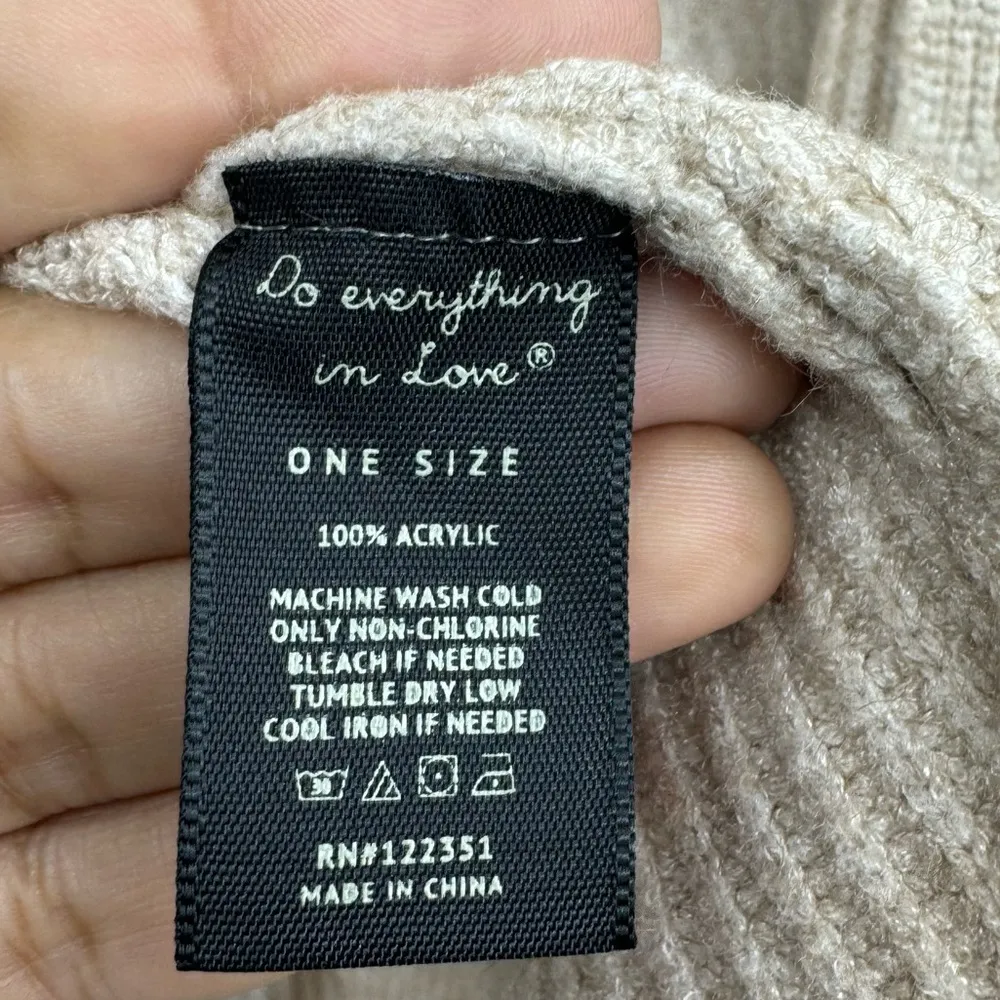 Anthropologie Do Everything In Love Dolman Sleeve Ribbed Cardigan Tan One Size - Image 6