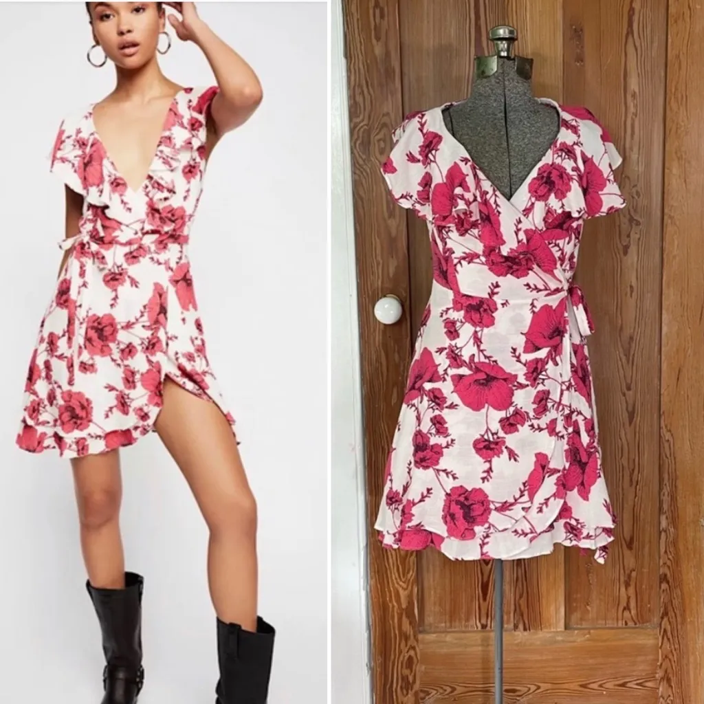 NWT Free People French Quarter Wrap dress - Size Small - Image 2