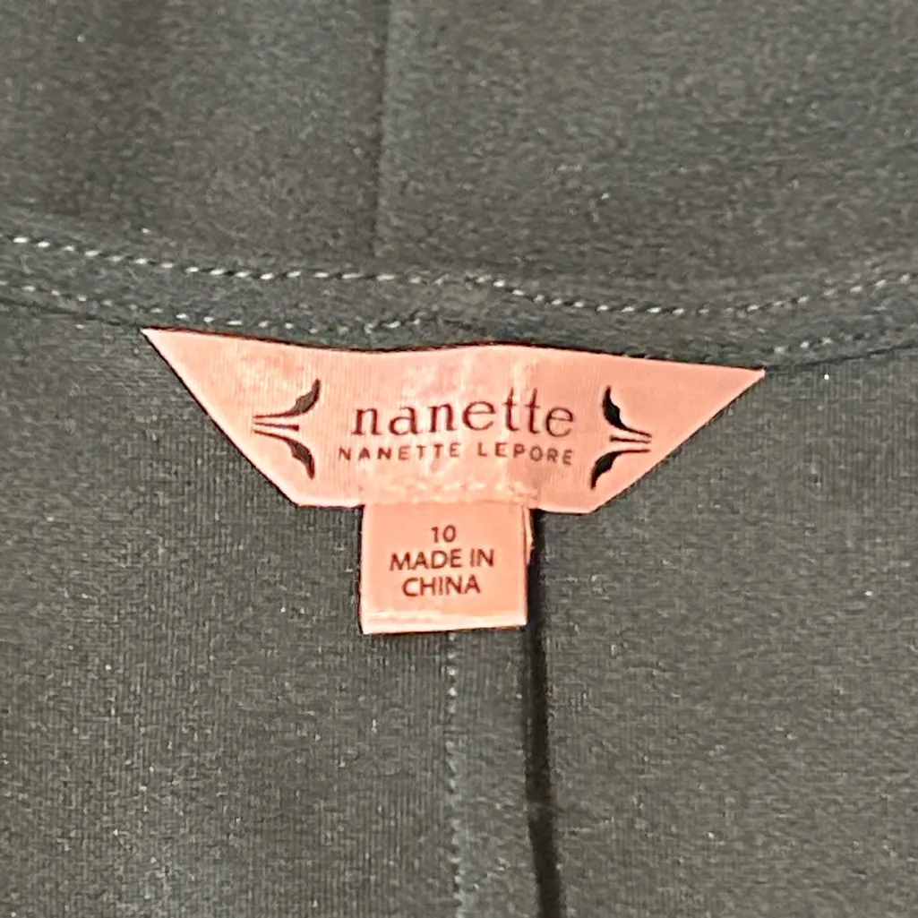 NWT Nanette Lepore Wrap Night Garden Womens Green Dress Size 10 - Image 12