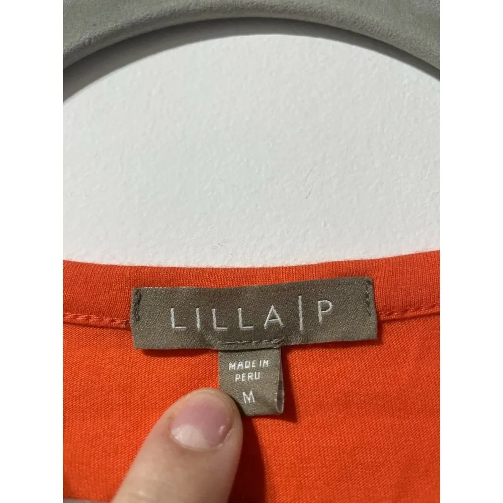 Lilla P Orange Tunic Womens Size Medium - Image 56