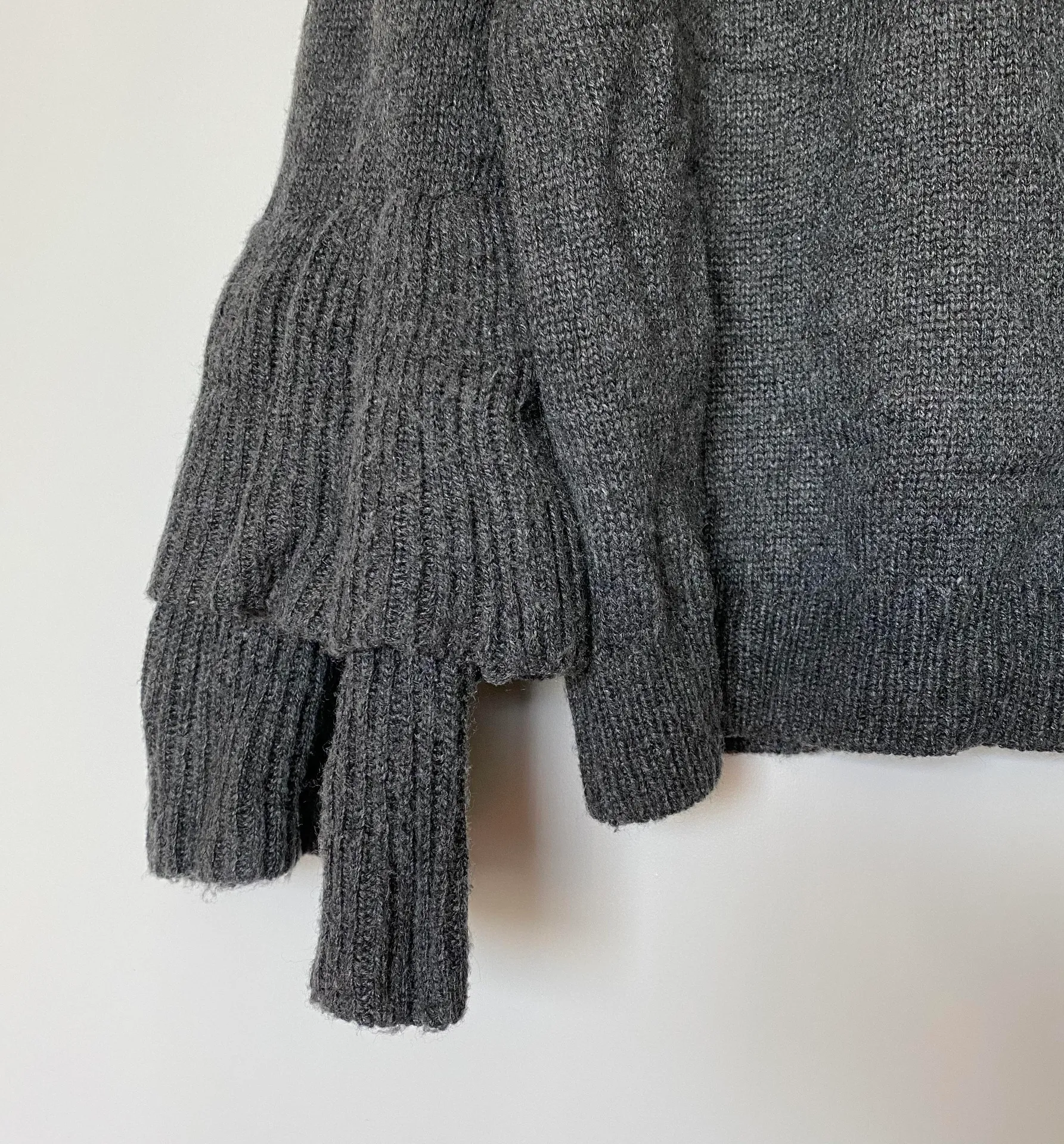 Ruffle Cuff Sleeve Sweater - Image 4