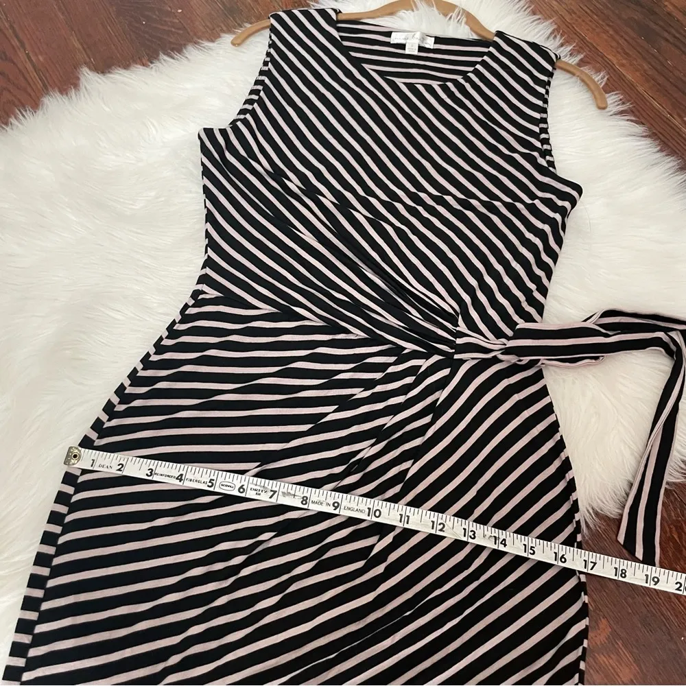 Nine britton Striped Sleeveless Dress Black & Cream NWOT - Image 8