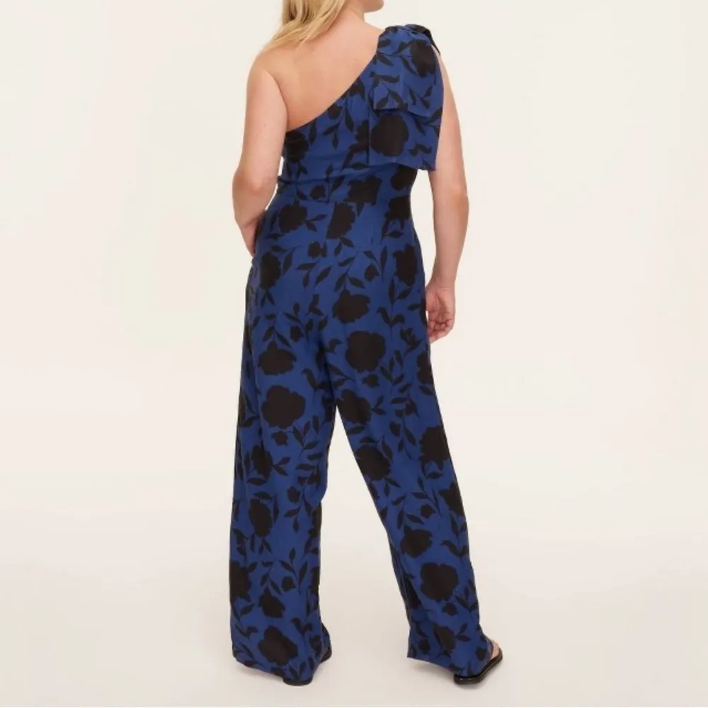 Kate Spade New York Target‎ Floral Jumpsuit Navy Black Size 6 - Image 6