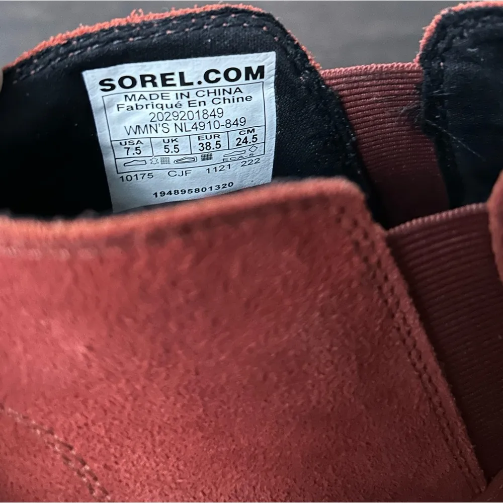 New Sorel Evie suede wedge booties - Image 7